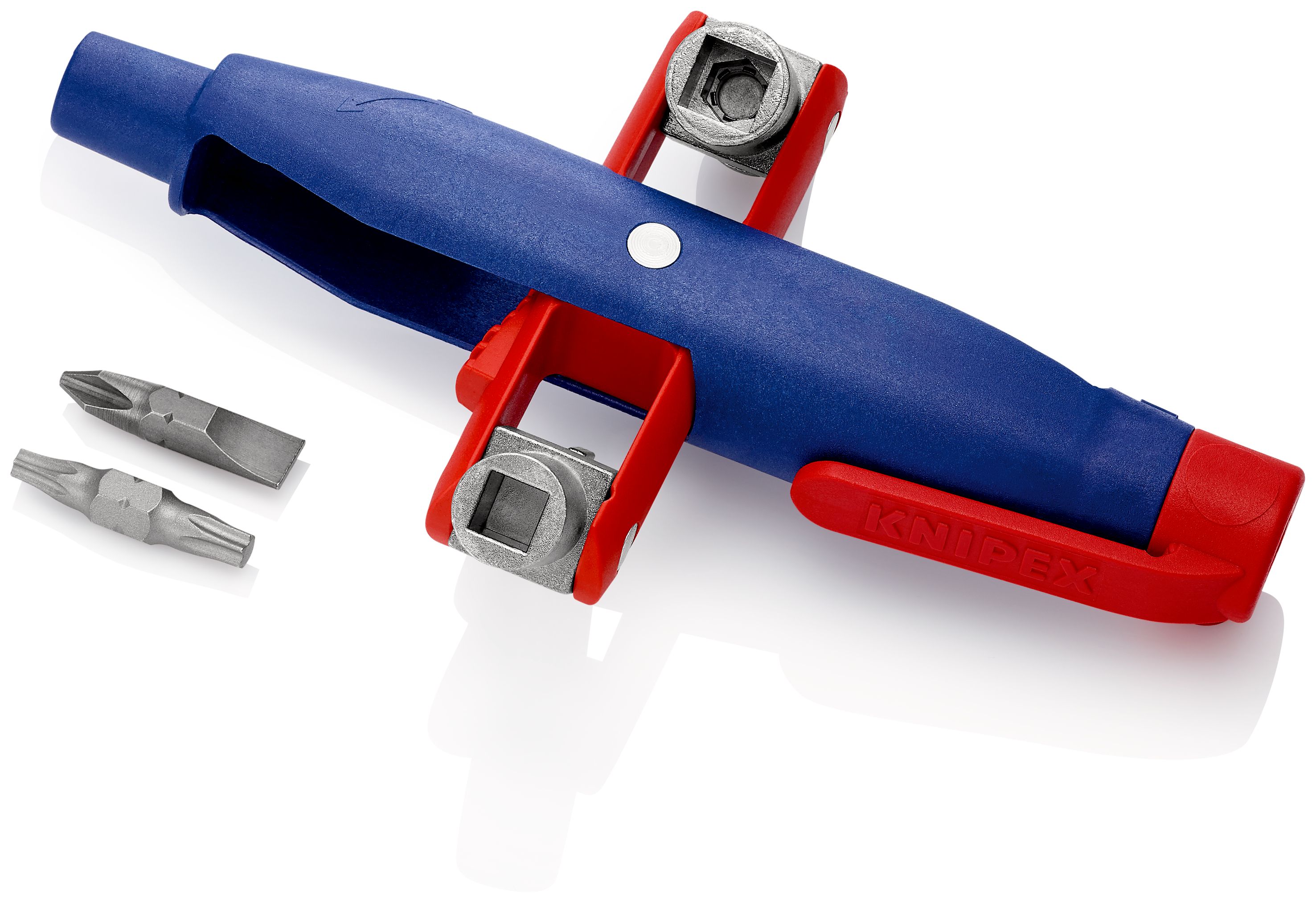 KNIPEX 00 11 07 Kolíkový klíč na rozvodné skříně pro běžné skříně a systémy zavírání 145 mm