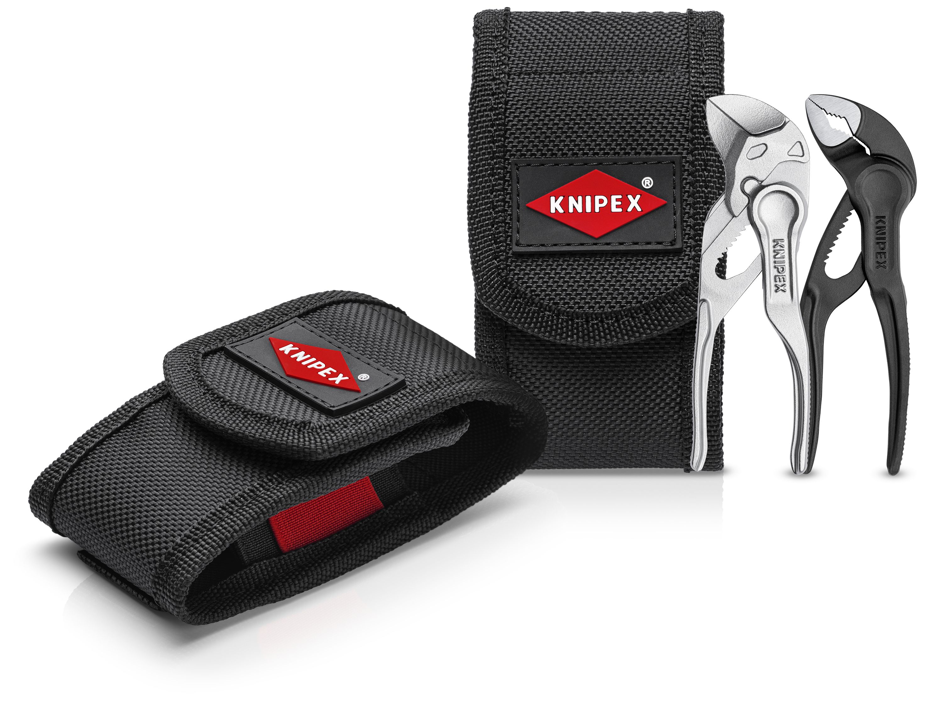 KNIPEX 00 20 72 V04 XS Sada minikleští XS v ledvince 1 x 87 00 100, 1 x 86 04 100 45 mm