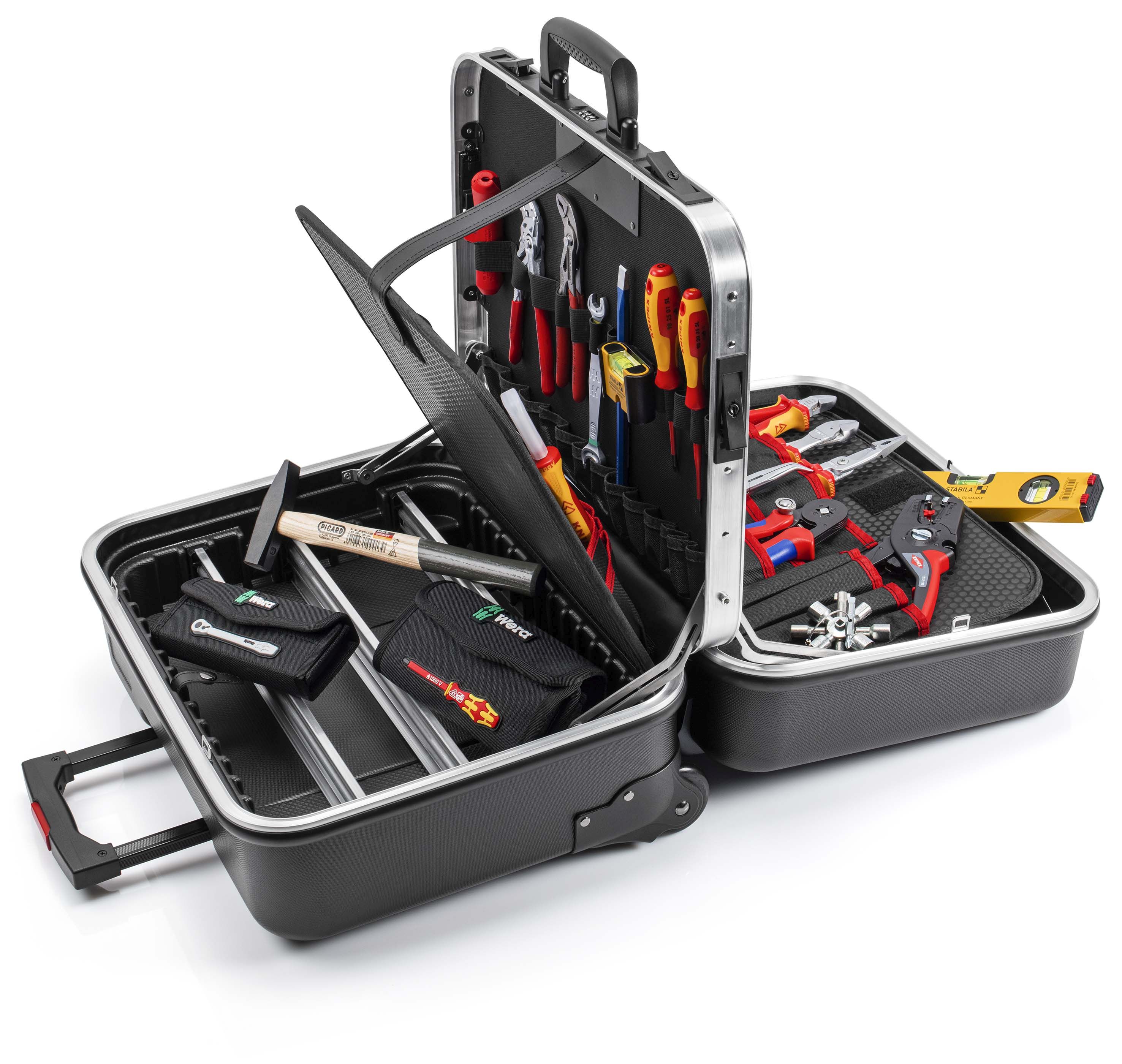 KNIPEX 00 21 41 kufřík na nářadí „BIG Twin Move“ Elektro 63dílné 290 mm