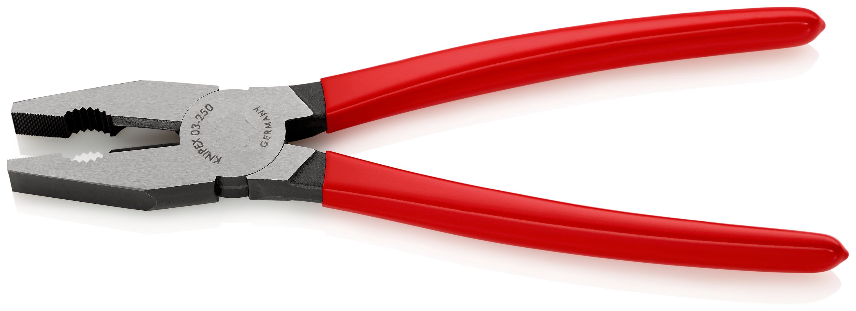 KNIPEX 03 01 250 Kombinované kleště potaženo plastem atramentované na černo 250 mm