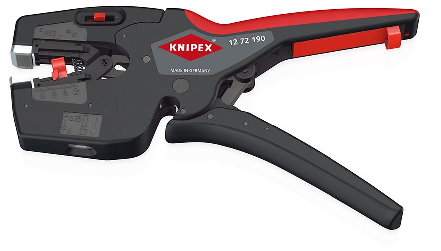 KNIPEX 12 72 190 NexStrip® Multifunkční nástroj pro elektrikáře s povlaky z umělé hmoty bránícími sklouznutí 190 mm