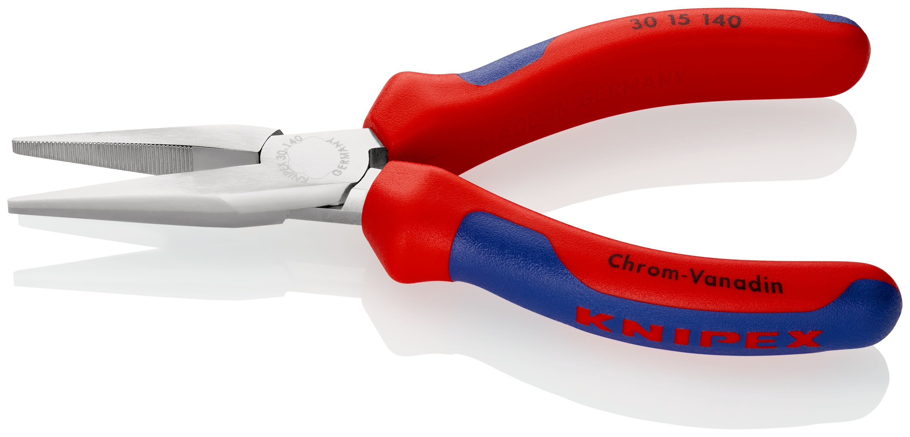 KNIPEX 30 15 140 Kleště typu Langbeck s vícekomponentními rukojeťmi chromované 140 mm