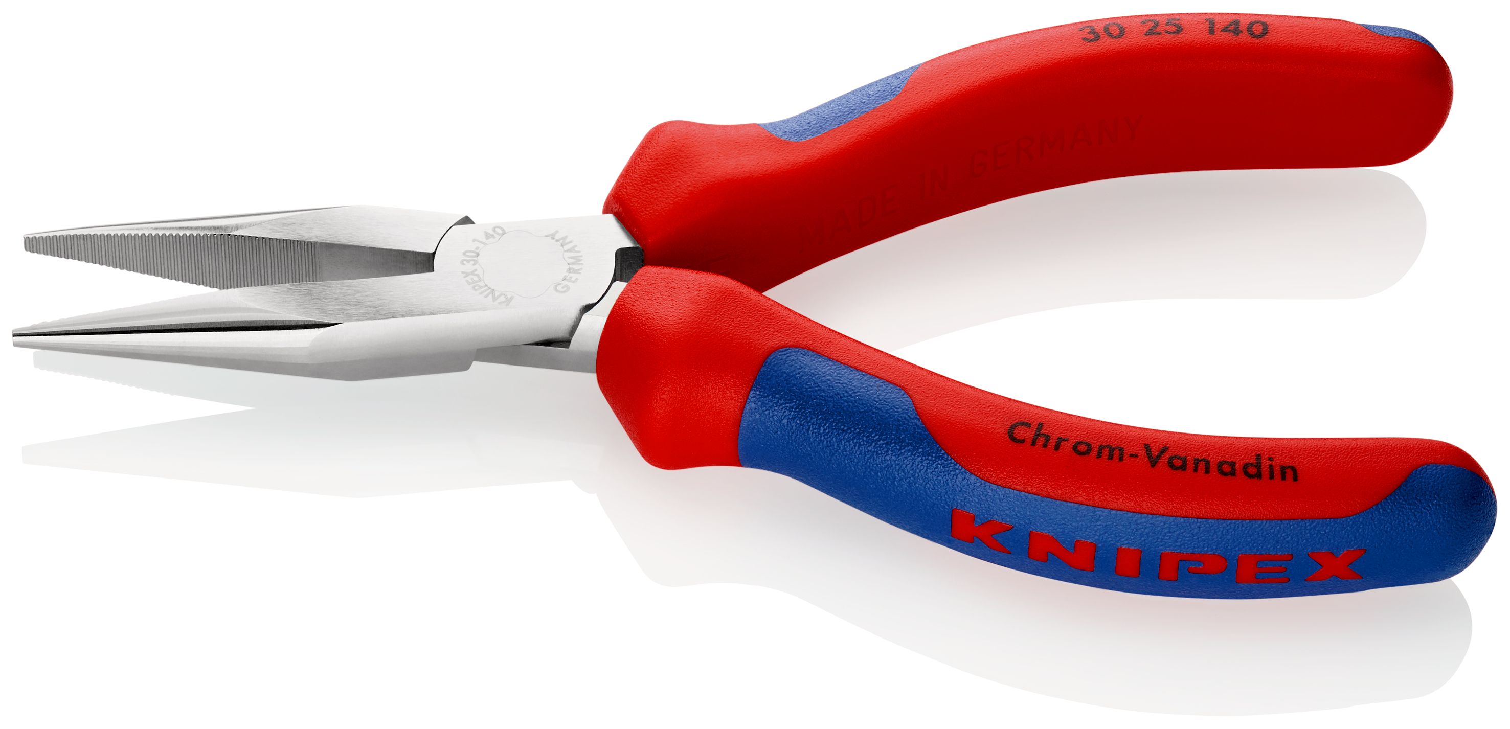 KNIPEX 30 25 140 Kleště typu Langbeck s vícekomponentními rukojeťmi chromované 140 mm
