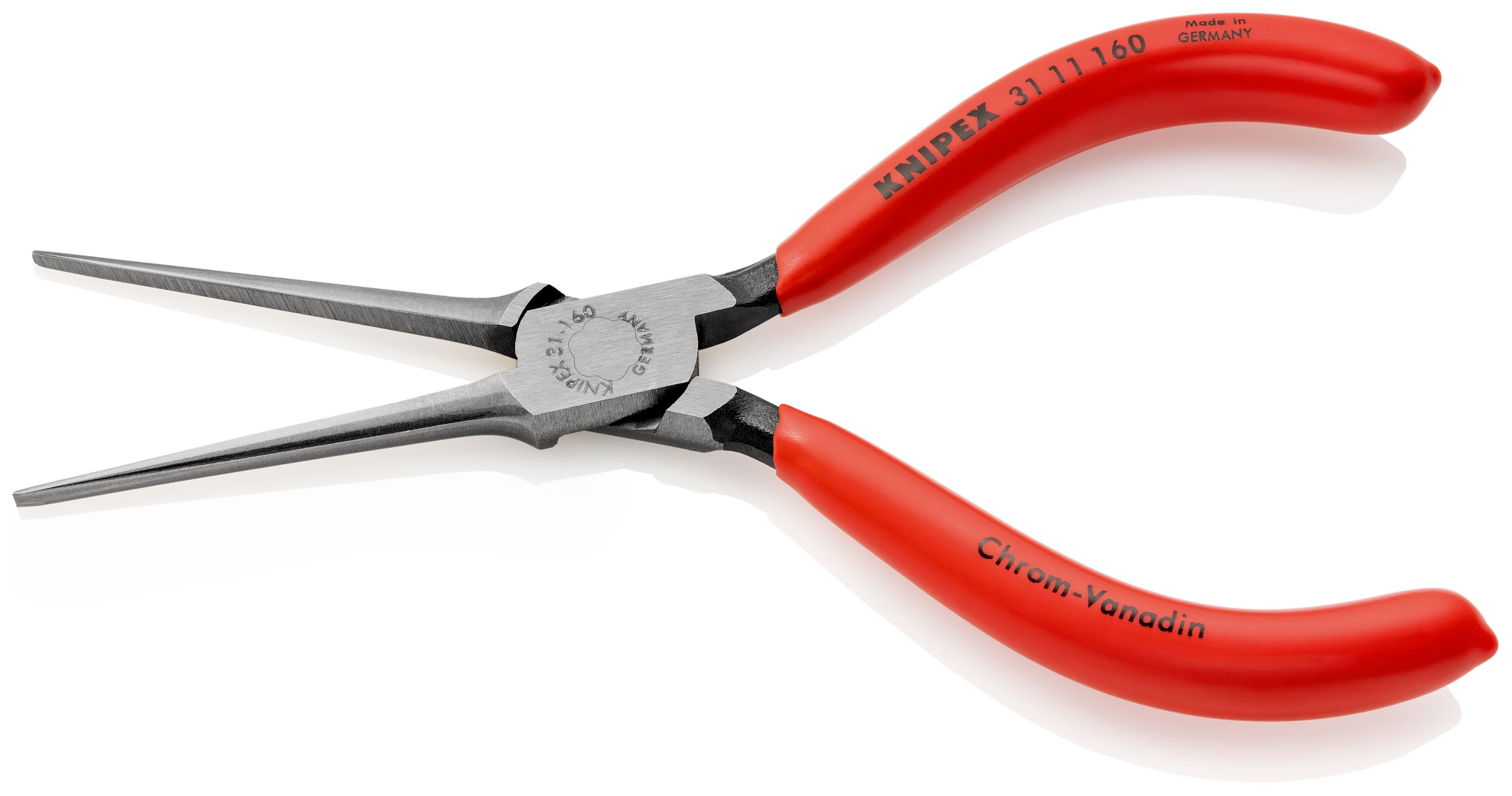 KNIPEX 31 11 160 Kleště pro uchopení (jehlové kleště) potaženo plastem atramentované na černo 160 mm