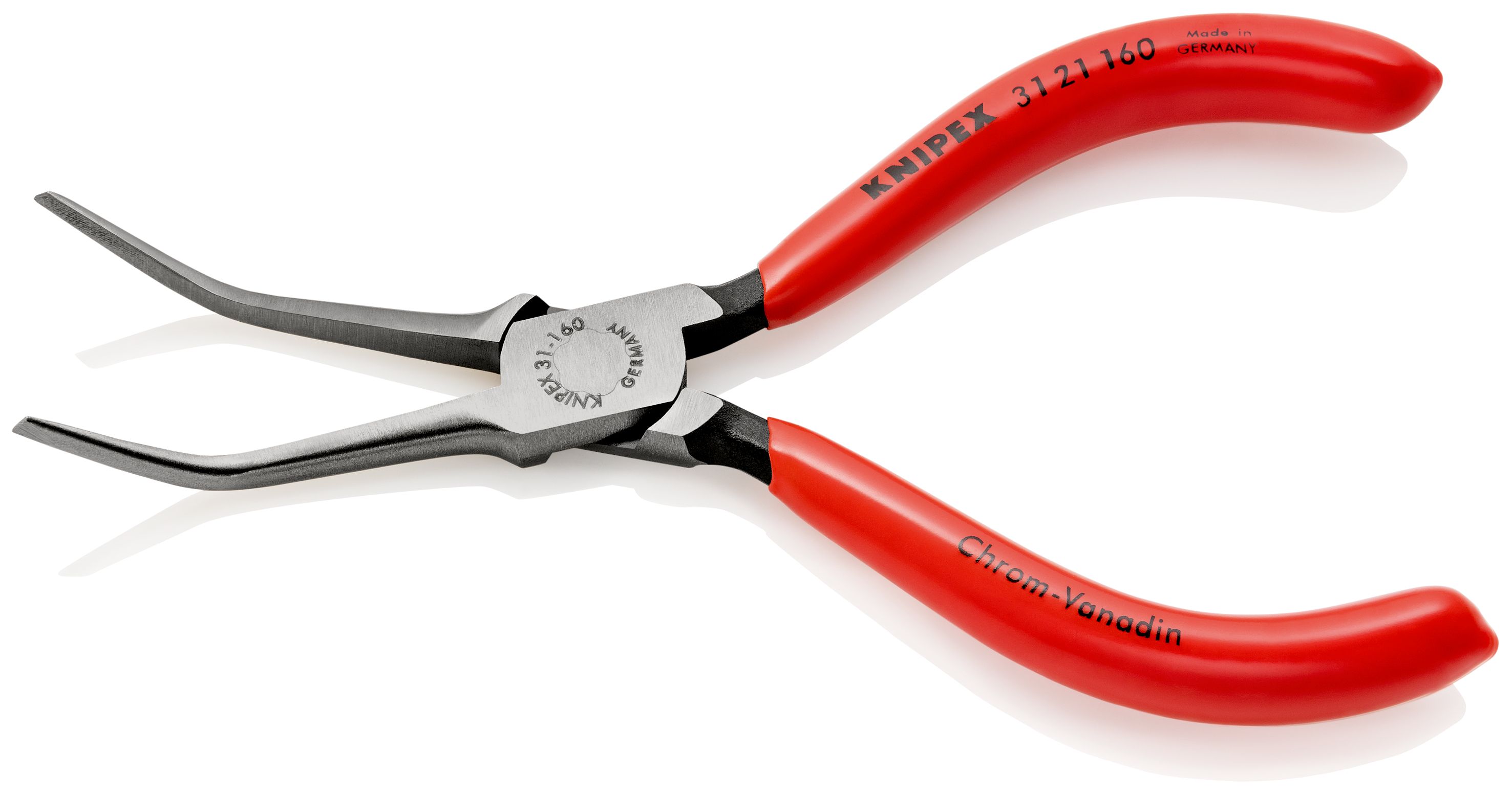 KNIPEX 31 21 160 Kleště pro uchopení (jehlové kleště) potaženo plastem atramentované na černo 160 mm