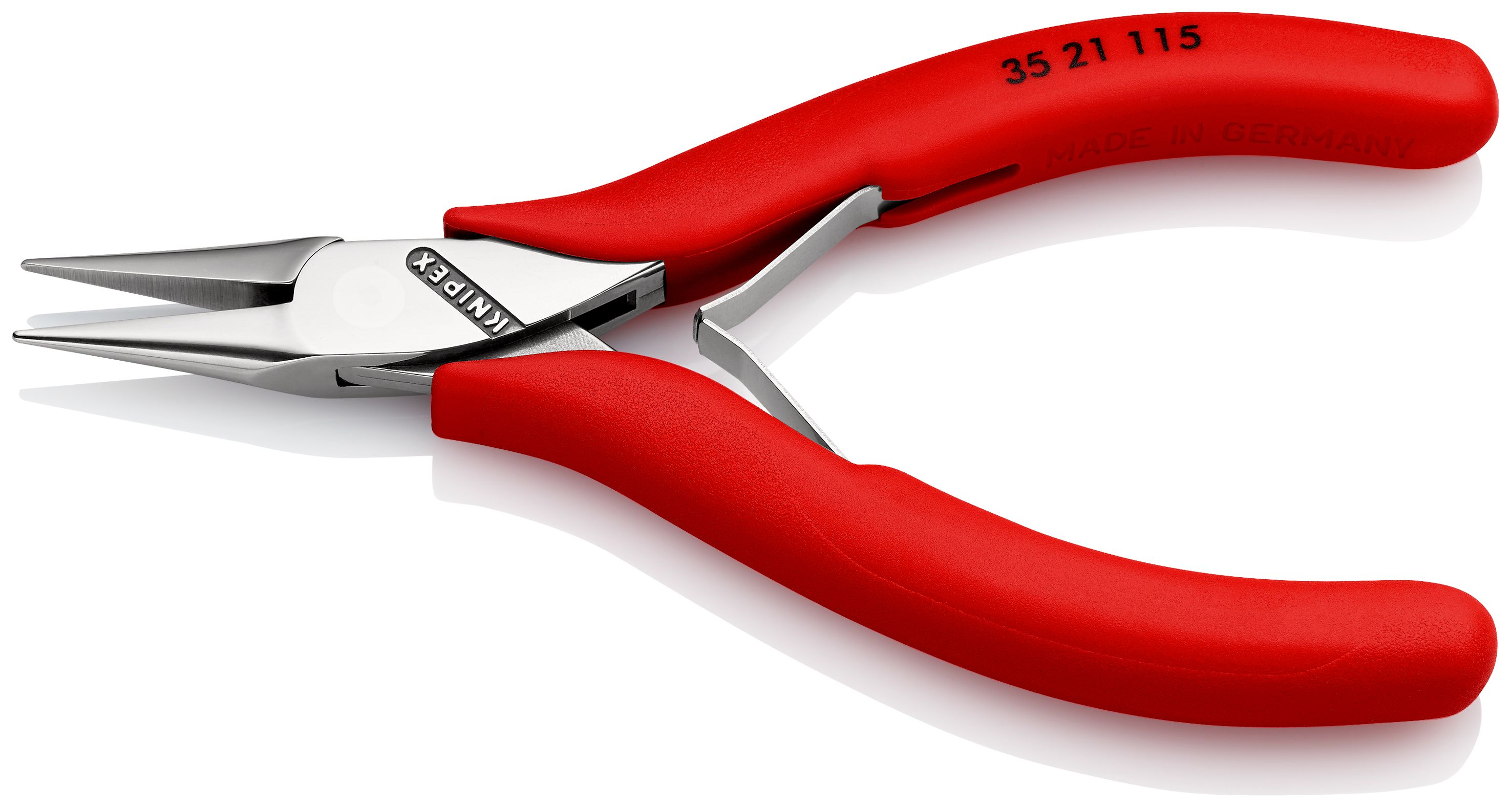 KNIPEX 35 21 115 Úchopové kleště pro elektroniku S průvlečným kloubem s povlaky z umělé hmoty bránícími sklouznutí 115 mm