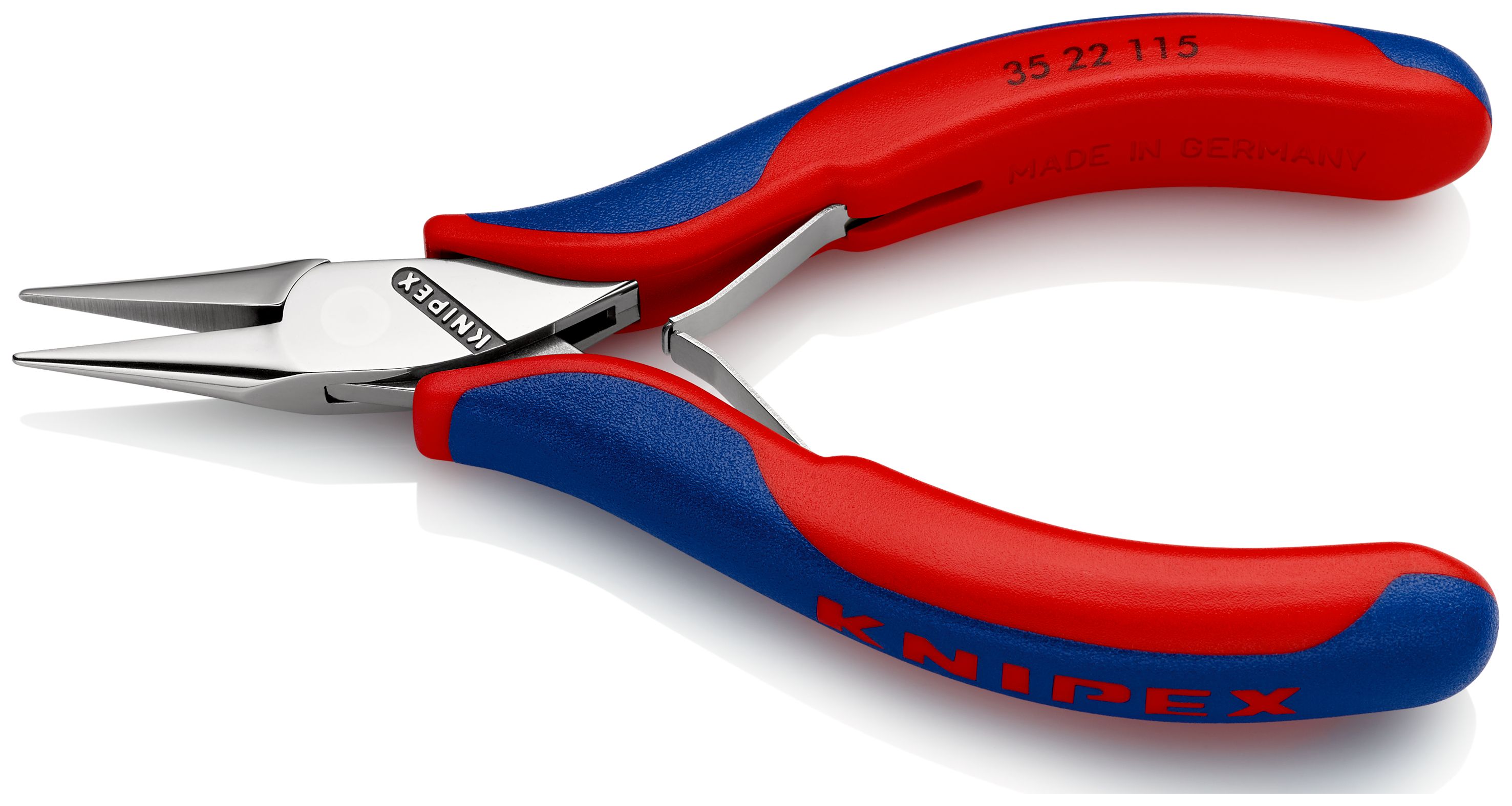KNIPEX 35 22 115 Úchopové kleště pro elektroniku S průvlečným kloubem s vícekomponentními rukojeťmi 115 mm
