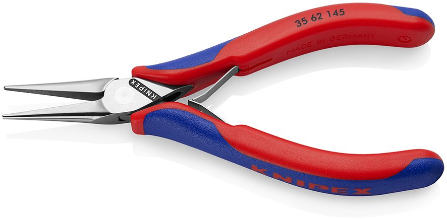 KNIPEX 35 62 145 Úchopové kleště pro elektroniku s vícekomponentními rukojeťmi leštěno do vysokého lesku 145 mm