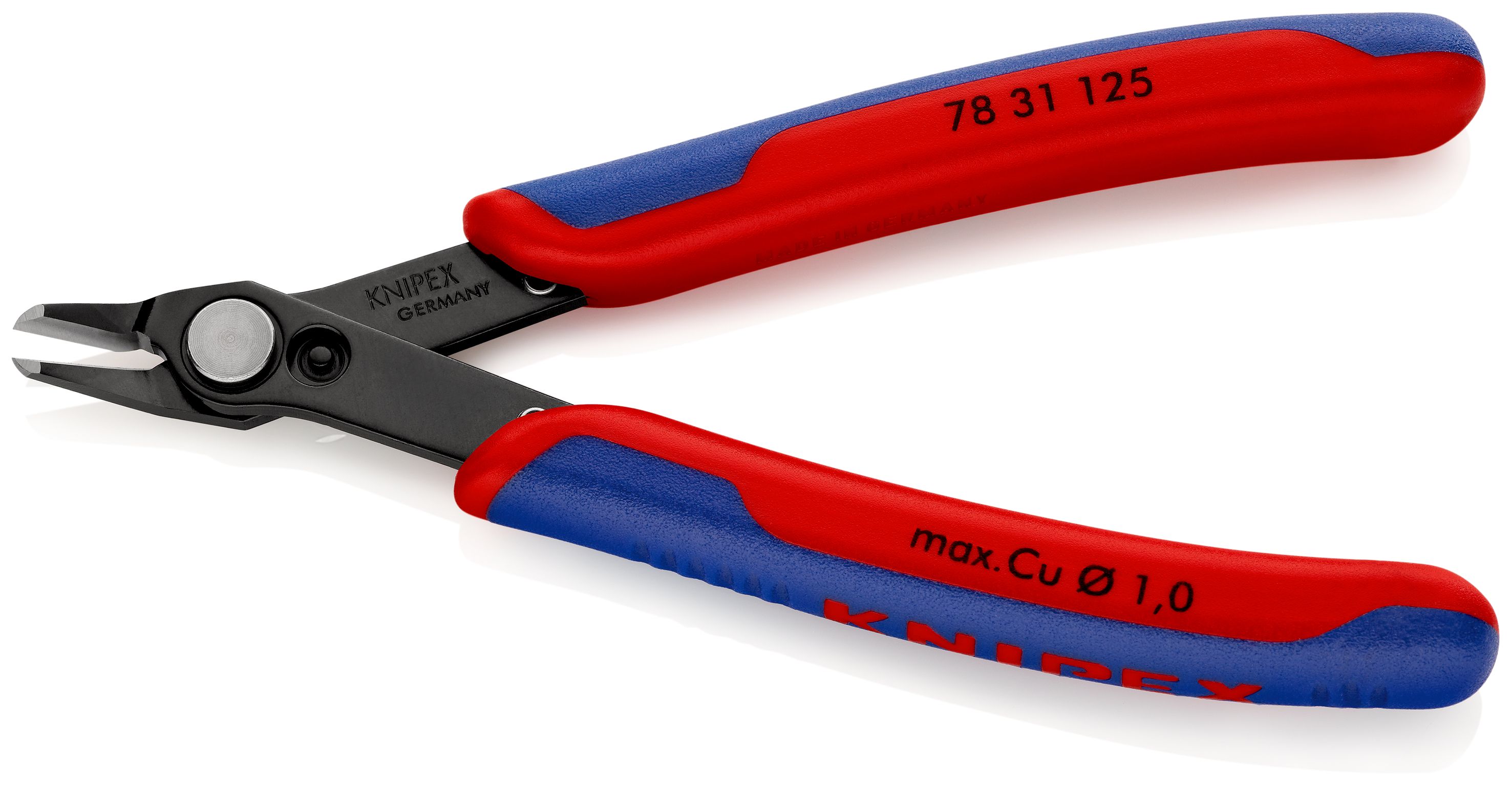 KNIPEX 78 31 125 Electronic Super Knips® s vícekomponentními rukojeťmi leštěné 125 mm