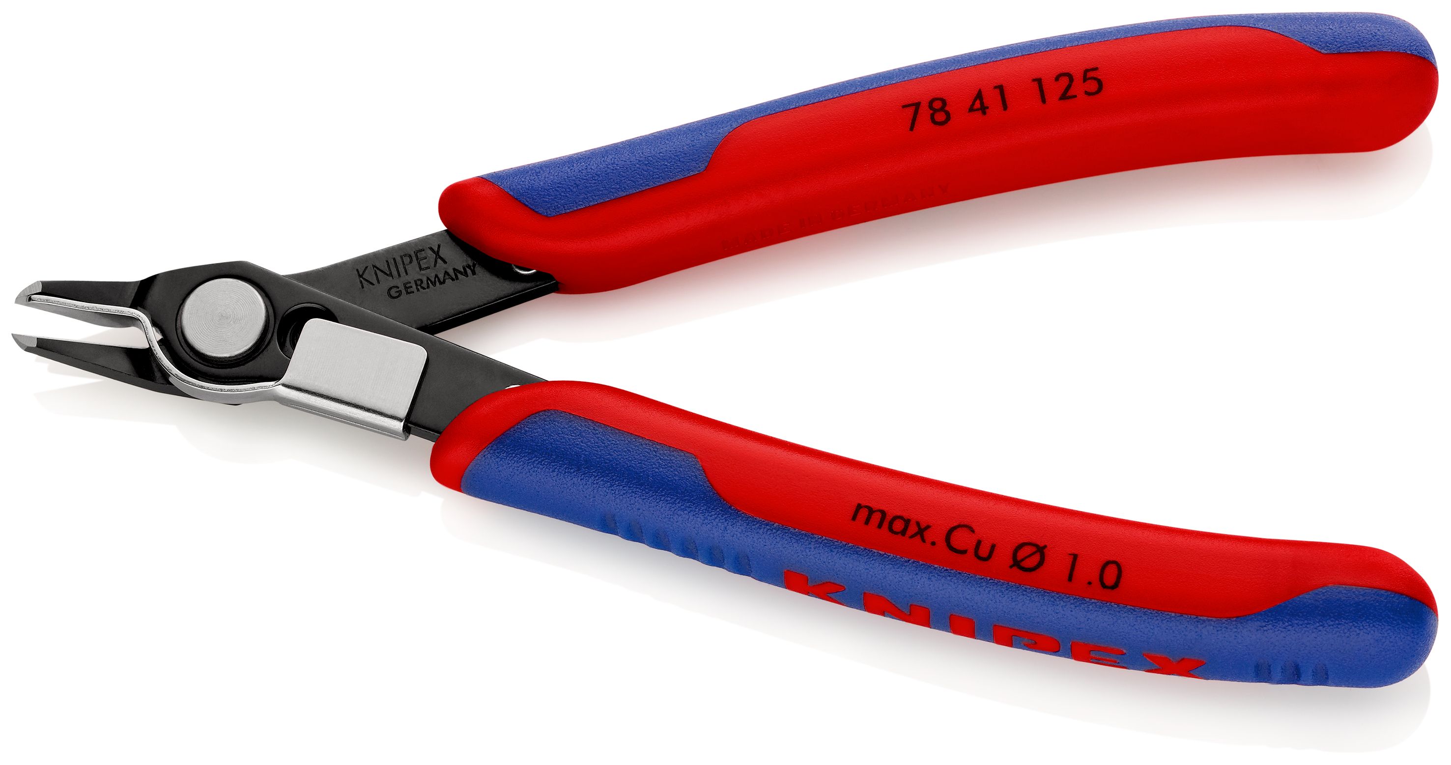 KNIPEX 78 41 125 Electronic Super Knips® s vícekomponentními rukojeťmi leštěné 125 mm