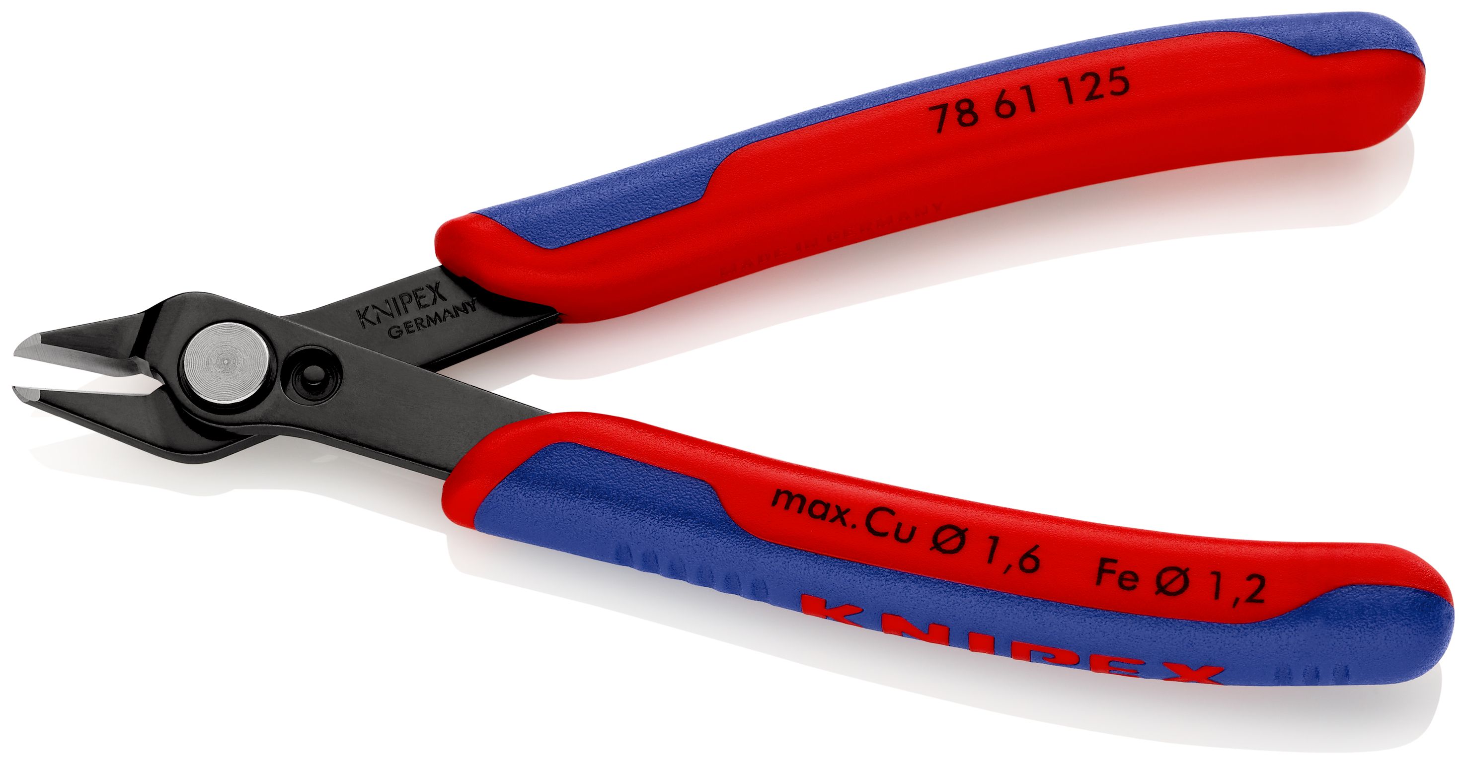 KNIPEX 78 61 125 Electronic Super Knips® s vícekomponentními rukojeťmi leštěné 125 mm