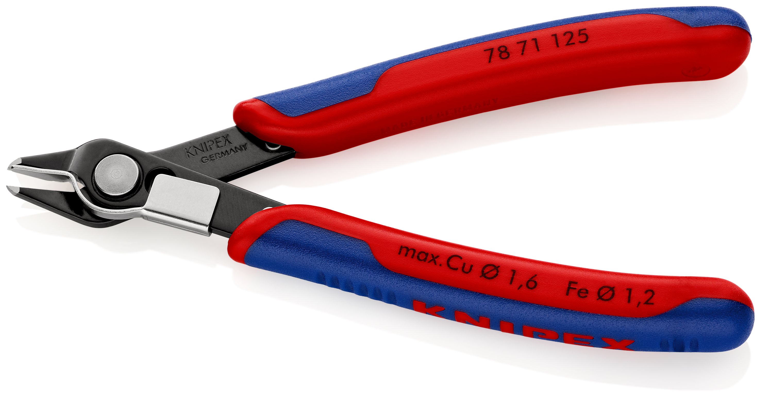 KNIPEX 78 71 125 Electronic Super Knips® s vícekomponentními rukojeťmi leštěné 125 mm