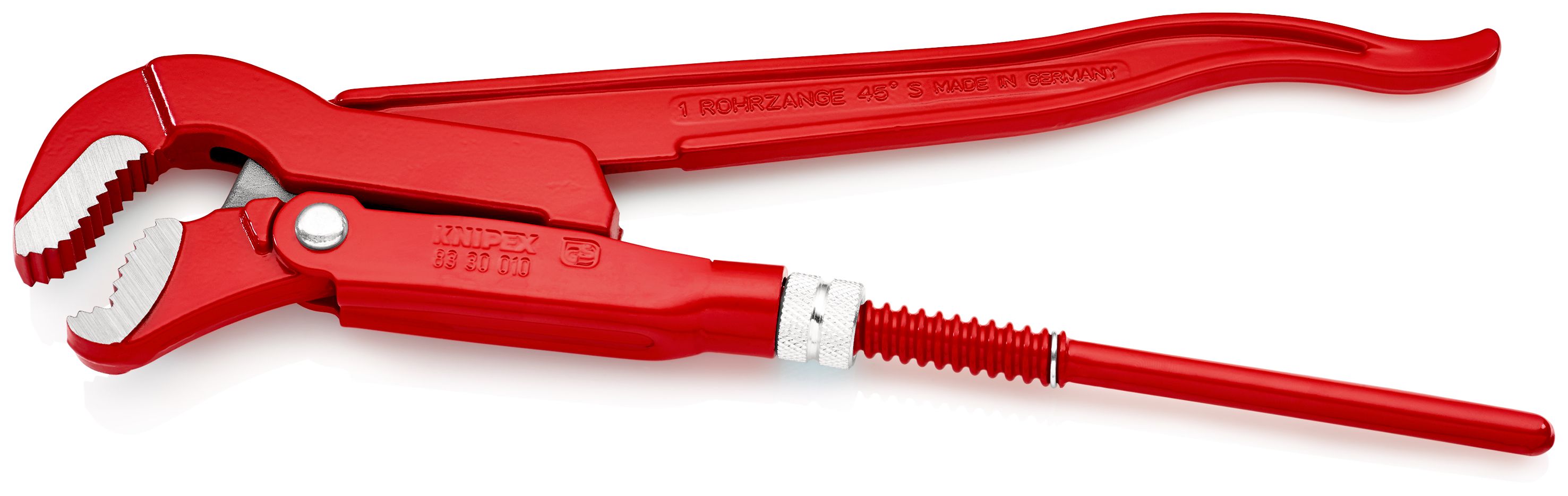 KNIPEX 83 30 010 Hasák s čelistmi ve tvaru S stříkáno červenou práškovou barvou 320 mm