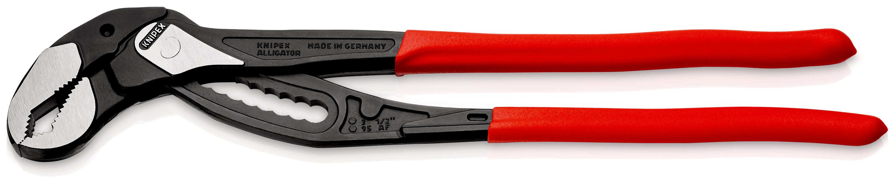 KNIPEX 88 01 400 Alligator® XL Hasák a instalatérské kleště potaženy neklouzavým plastem atramentované na černo 400 mm