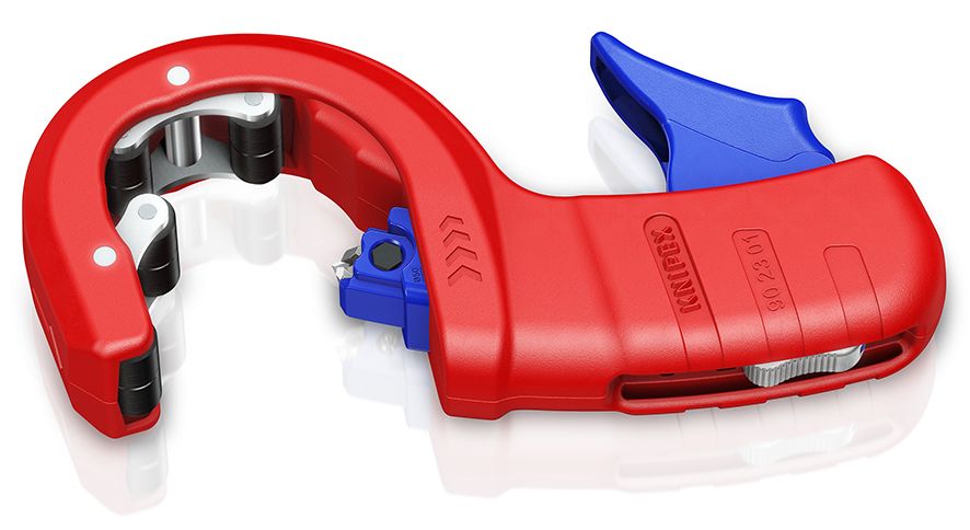 KNIPEX 90 23 01 BK DP50 Nástroj na řezání plastových odpadních trubek potaženo plastem 165 mm