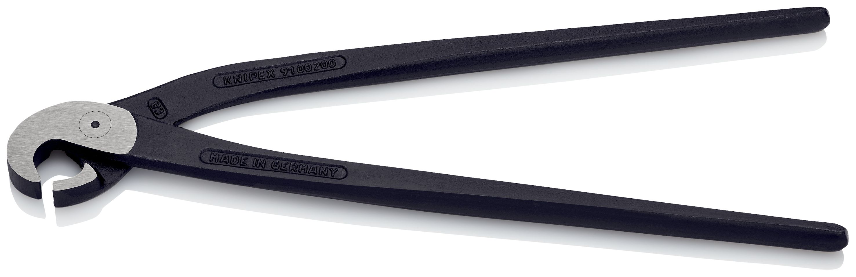KNIPEX 91 00 200 Kleště pro štípání dlaždic (kleště ve tvaru papouščího zobáku) atramentované na černo 200 mm