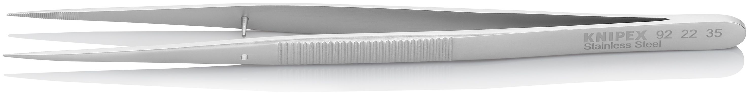 KNIPEX 92 22 35 Precizní pinzeta s vodícím kolíkem zašpičatělý tvar 155 mm