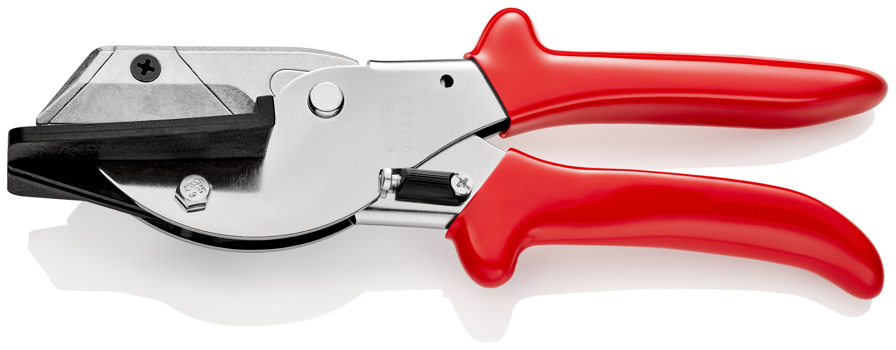 KNIPEX 94 15 215 Nůžky na ploché kabely s návleky z umělé hmoty chromované 215 mm