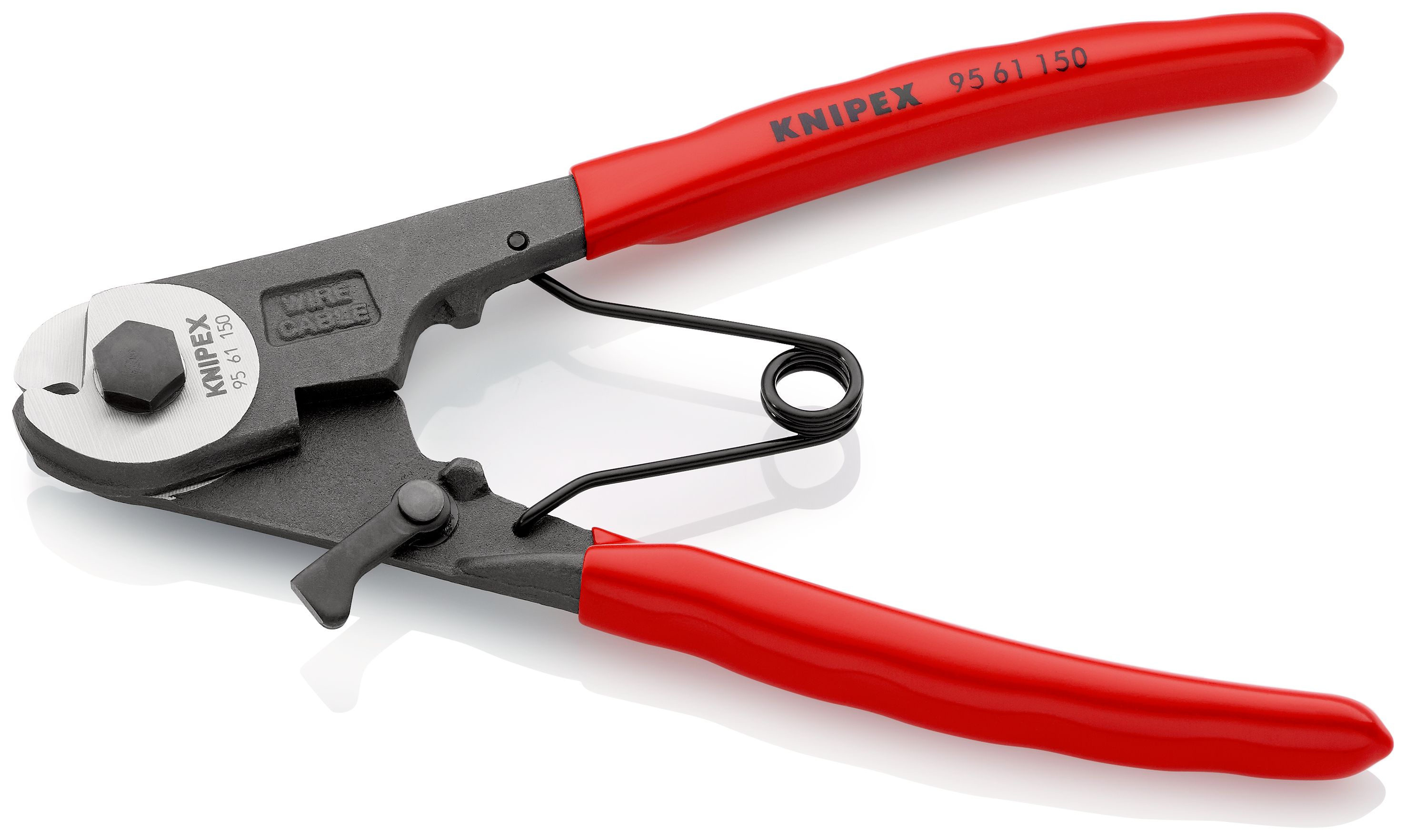 KNIPEX 95 61 150 Nůžky na bovdeny potaženo plastem atramentované na černo 150 mm