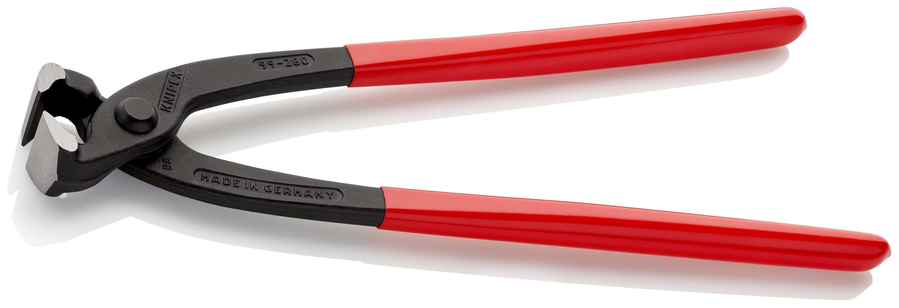 KNIPEX 99 01 280 Armovací kleště (kleště na rabicové pletivo nebo pletivo) potaženo plastem atramentované na černo 280 mm