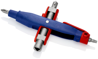 KNIPEX 00 11 07 Kolíkový klíč na rozvodné skříně pro běžné skříně a systémy zavírání 145 mm