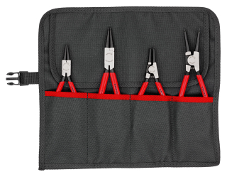 KNIPEX 00 19 56 V01 Sada kleští na pojistné kroužky 4-dílný