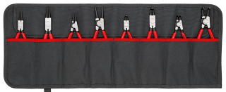 KNIPEX 00 19 58 V01 Sada kleští na pojistné kroužky 8-dílná