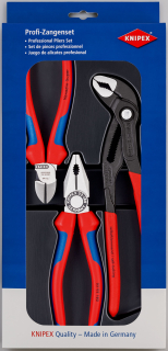 KNIPEX 00 20 09 V01 Bestseller-set 1 x 03 02 180, 1 x 70 02 160, 1 x 87 01 250