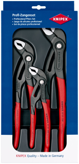 KNIPEX 00 20 09 V02 Cobra®-set 1 x 87 01 180, 1 x 87 01 250, 1 x 87 01 300