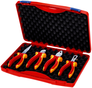 KNIPEX 00 20 15 Sada Tool Box Electric 1 „ČERVENÁ“ 4-dílný 275 mm