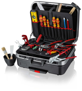 KNIPEX 00 21 06 HK S Kufr na nářadí „BIG Basic Move“ pro instalatéry 31dílné 515 mm