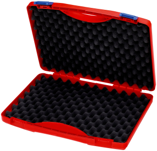 KNIPEX 00 21 15 LE Sada Tool Box „ČERVENÁ“ prázdný 275 mm