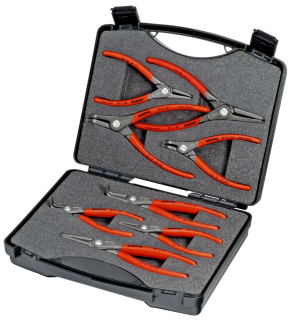KNIPEX 00 21 25 Sada Tool Box „SRZ“ Kleště na pojistné kroužky 8-dílná