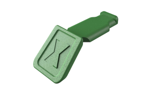 KNIPEX 00 61 10 CG ColorCode klipy zelené (10 kusů)  21 mm