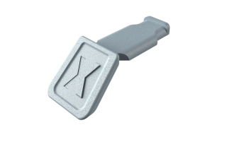 KNIPEX 00 61 10 CS ColorCode klipy šedá (10 kusů) 21 mm
