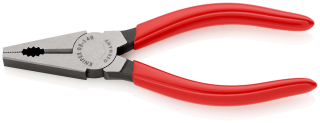 KNIPEX 03 01 140 Kombinované kleště potaženo plastem atramentované na černo 140 mm