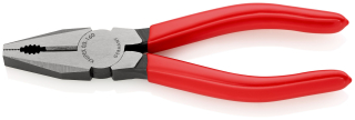 KNIPEX 03 01 160 Kombinované kleště potaženo plastem atramentované na černo 160 mm
