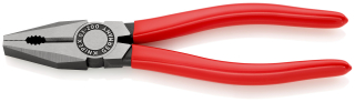 KNIPEX 03 01 200 Kombinované kleště potaženo plastem atramentované na černo 200 mm