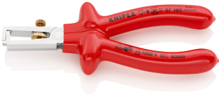 KNIPEX 11 07 160 Odizolovací kleště S otevírací pružinou, univerzální izolace nanášená ponorem, zkoušeno podle norem VDE chromované 160 mm