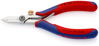 KNIPEX 11 82 130 Kleště na odstranění izolace pro elektroniku s vícekomponentními rukojeťmi 140 mm