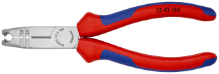 KNIPEX 13 42 165 Odizolovací kleště s vícekomponentními rukojeťmi atramentované na černo 165 mm