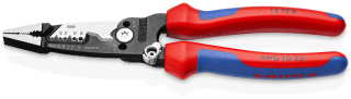 KNIPEX 13 72 8 WireStripper Multifunkční elektrikářské kleště americký model s vícekomponentními rukojeťmi atramentované na černo 200 mm
