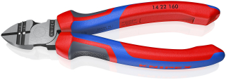 KNIPEX 14 22 160 Boční odizolovací kleště s komfortní rukojeti atramentované na černo 160 mm