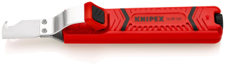 KNIPEX 16 20 165 SB Nástroj pro odstraňování plášťů se skalpelovou čepelí plastové pouzdro odolávající rázovému nárazu 165 mm