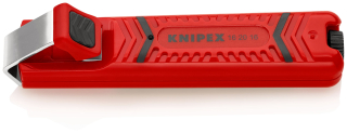 KNIPEX 16 20 16 SB Nástroj pro odstraňování plášťů se skalpelovou čepelí plastové pouzdro odolávající rázovému nárazu 130 mm