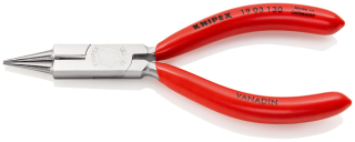 KNIPEX 19 03 130 Kleště s kulatými čelistmi s břitem (ozdobné ohýbací kleště) potaženo plastem chromované 130 mm