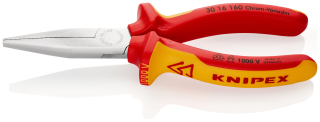 KNIPEX 30 16 160 Kleště typu Langbeck izolované vícesložkovými návleky, certifikace VDE chromované 160 mm