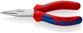 KNIPEX 30 25 140 Kleště typu Langbeck s vícekomponentními rukojeťmi chromované 140 mm