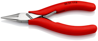 KNIPEX 35 21 115 Úchopové kleště pro elektroniku S průvlečným kloubem s povlaky z umělé hmoty bránícími sklouznutí 115 mm