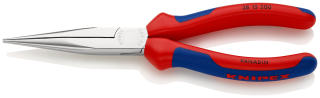 KNIPEX 38 15 200 Kleště pro mechaniky s vícekomponentními rukojeťmi chromované 200 mm